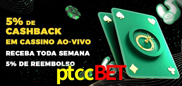 Promoções do cassino ao Vivo ptccbet